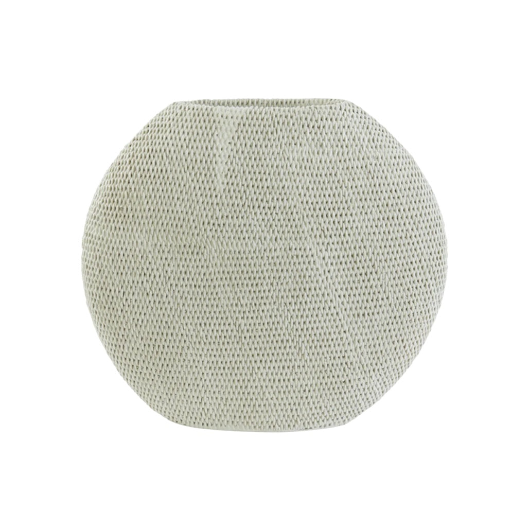 Vase décoratif en coton tissé pour embellir l'intérieur - 20 x 20 x 25