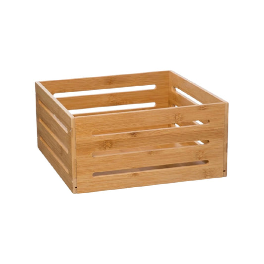 Panier de rangement en bambou pour maison - 40 x 30 x 20